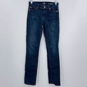 7 For All Mankind Straight Leg mid-rise jeans